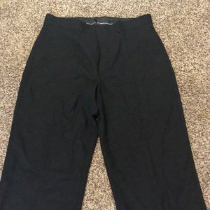 All black dress pants